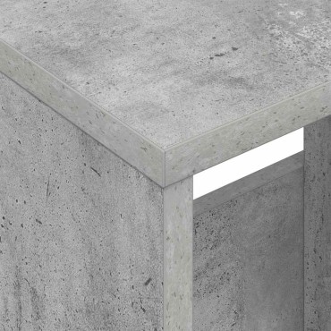 vidaXL Ράφι Περιοδικών Σκυρόδεμα Γκρι 68,5x30x45cm 1 τεμ.