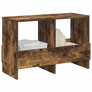 vidaXL Ράφι Περιοδικών Καπνιστό Δρύς 68,5x30x45cm 1 τεμ.