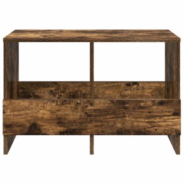 vidaXL Ράφι Περιοδικών Καπνιστό Δρύς 68,5x30x45cm 1 τεμ.