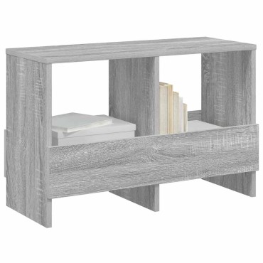 vidaXL Ράφι Περιοδικών Γκρίζο Σονομα 68,5x30x45cm 1 τεμ.