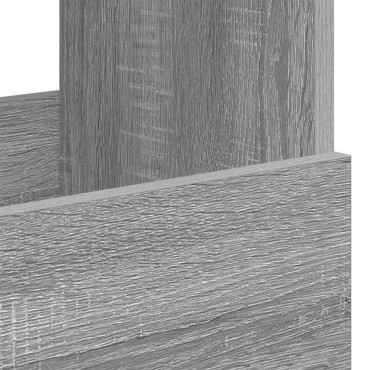 vidaXL Ράφι Περιοδικών Γκρίζο Σονομα 68,5x30x45cm 1 τεμ.