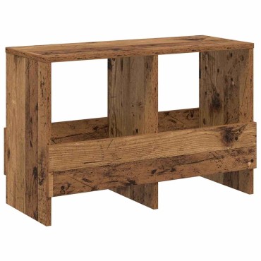 vidaXL Ράφι Περιοδικών Παλιό ξύλο 68,5x30x45cm 1 τεμ.