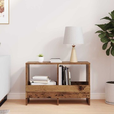 vidaXL Ράφι Περιοδικών Παλιό ξύλο 68,5x30x45cm 1 τεμ.