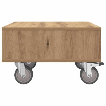 vidaXL Κομοδίνο με τροχούς Artisan Oak 50,5x50x30 εκ 1 τεμ.