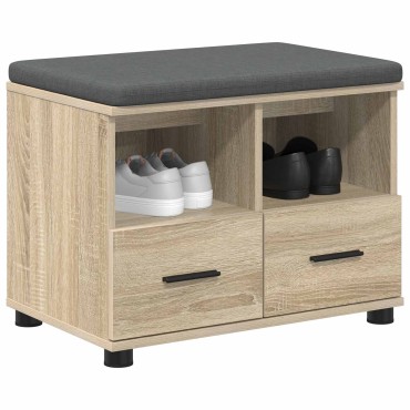 vidaXL Παγκάκι Χαλωρίου Δρύς Sonoma 60x38x46 εκ 1 τεμ.