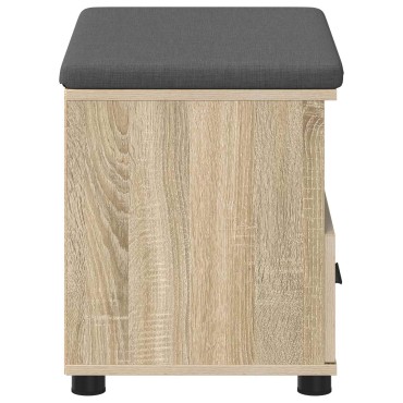 vidaXL Παγκάκι Χαλωρίου Δρύς Sonoma 60x38x46 εκ 1 τεμ.