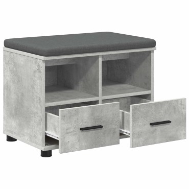 vidaXL Παγκάκι Χαλωρίου Σκυρόχρωμο Γκρι 60x38x46 εκ 1 τεμ.