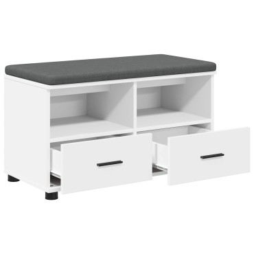 vidaXL Παγκάκι Χαλωρίου Λευκός 80x38x46 εκ 1 τεμ.