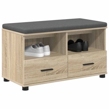 vidaXL Παγκάκι Χαλωρίου Δρύς Sonoma 80x38x46 εκ 1 τεμ.
