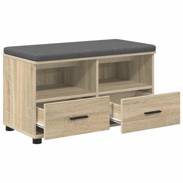vidaXL Παγκάκι Χαλωρίου Δρύς Sonoma 80x38x46 εκ 1 τεμ.