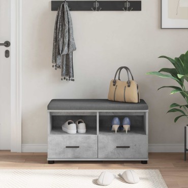vidaXL Παγκάκι Χαλωρίου Σκυρόχρωμο Γκρι 80x38x46 εκ 1 τεμ.
