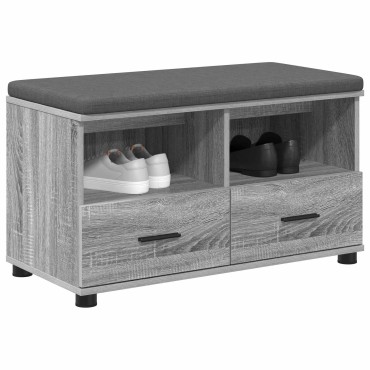 vidaXL Παγκάκι Χαλωρίου Γκρι Σονομά 80x38x46 εκ 1 τεμ.