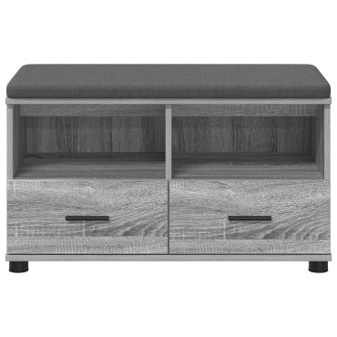 vidaXL Παγκάκι Χαλωρίου Γκρι Σονομά 80x38x46 εκ 1 τεμ.
