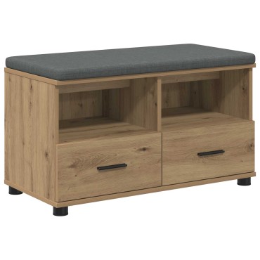 vidaXL Παγκάκι Χαλωρίου Τεχνίτικη Δρυς 80x38x46 εκ 1 τεμ.