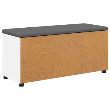 vidaXL Παγκάκι Χαλωρίου Λευκός 100x38x46 εκ 1 τεμ.