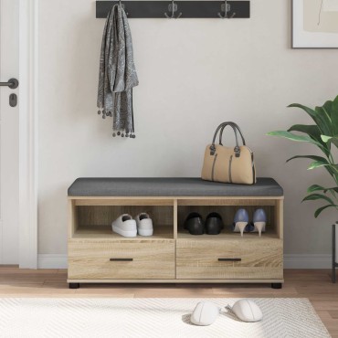 vidaXL Παγκάκι Χαλωρίου Δρύς Sonoma 100x38x46 εκ 1 τεμ.