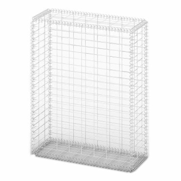vidaXL Συρματοκιβώτιο 100x80x30cm Γαλβανισμένο Σύρμα με Καπάκια