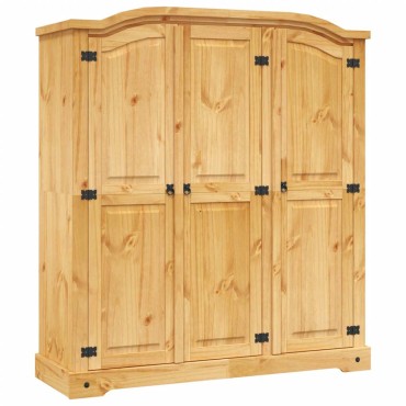 vidaXL Ντουλάπα Τρίφυλλη Μεξικάνικο Στιλ Corona 150,5x52x170cm 1 τεμ.