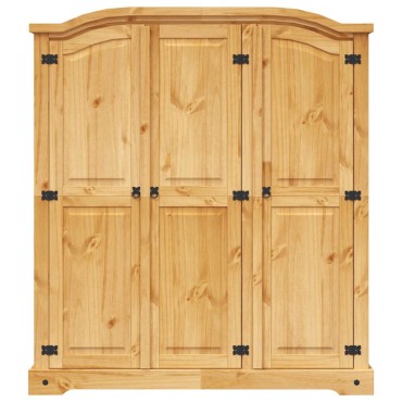 vidaXL Ντουλάπα Τρίφυλλη Μεξικάνικο Στιλ Corona 150,5x52x170cm 1 τεμ.