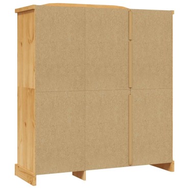vidaXL Ντουλάπα Τρίφυλλη Μεξικάνικο Στιλ Corona 150,5x52x170cm 1 τεμ.