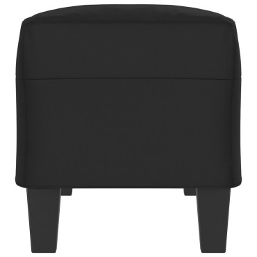 vidaXL Πάγκος Μαύρος 100x35x41cm από Ύφασμα Μικροϊνών 1 τεμ.