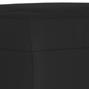 vidaXL Πάγκος Μαύρος 100x35x41cm από Ύφασμα Μικροϊνών 1 τεμ.