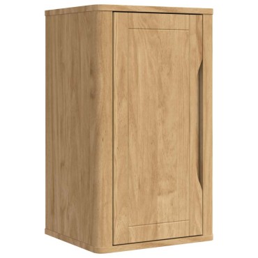 vidaXL Ντουλάπα τοίχου μπάνιου FLORO Κερωτό καφέ 35x30x60cm