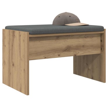 vidaXL Παγκάκι Χαλωρίου Artisan Oak 63x38x40 εκ 1 τεμ.