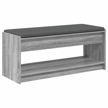vidaXL Παγκάκι Χαλωρίου Γκρι Σονομά 103x38x45 εκ 1 τεμ.