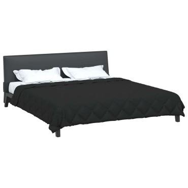 vidaXL Καλοκαιρινό Παπλωματοθήκη 240 x 260 εκ. Καλοκαίρι Μαύρο