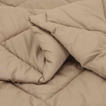 vidaXL Κουβέρτα ολόκληρου του χρόνου 220 x 240 cm 300 gsm Taupe