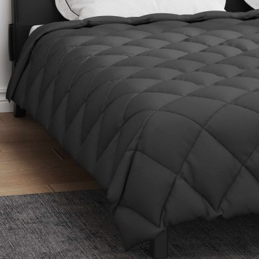 vidaXL Χειμερινό Παπλωματοθήκη 200 x 200 cm 450 gsm Ανθρακί