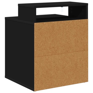 vidaXL Σπίτι Γάτας Μαύρο 42,5 x 40 x 53,5 εκ Επεξεργασμένο Ξύλο