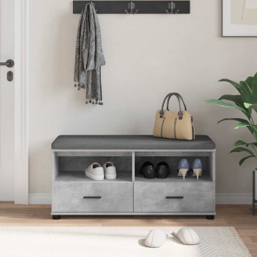vidaXL Παγκάκι Χαλωρίου Σκυρόχρωμο Γκρι 100x38x46 εκ 1 τεμ.