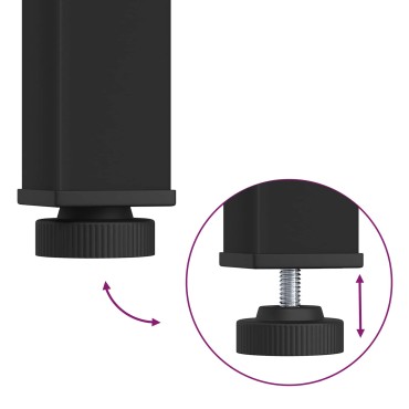 vidaXL Υποστηρικτικό Τραπεζάκι Μπαρ Επεξεργασμένο Ξύλο τετράγωνο 70x70x105cm