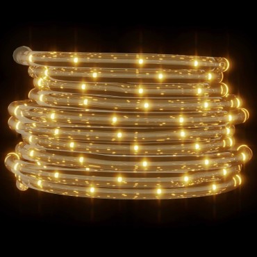 vidaXL Φωτιστικό Συρματόσχοινο με 2400 LED Θερμό λευκό 100 m PVC