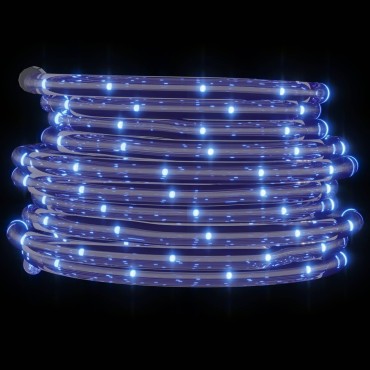 vidaXL Φωτιστικό Συρματόσχοινο με 2400 LED Κρύο Λευκό 100 m PVC