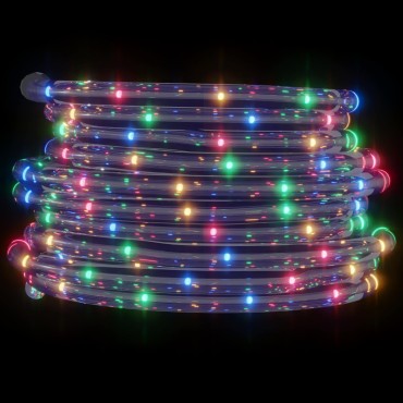 vidaXL Φωτιστικό Συρματόσχοινο με 2400 LED Πολύχρωμο 100 m PVC