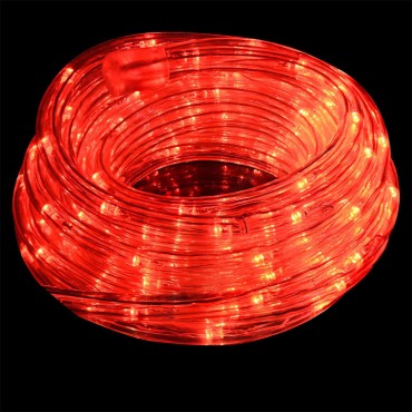 vidaXL Φωτιστικό Συρματόσχοινο με 2400 LED Κόκκινο 100 m PVC