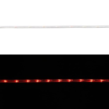 vidaXL Φωτιστικό Συρματόσχοινο με 2400 LED Κόκκινο 100 m PVC
