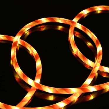 vidaXL Φωτιστικό Συρματόσχοινο με 2400 LED Θερμό λευκό 100 m PVC