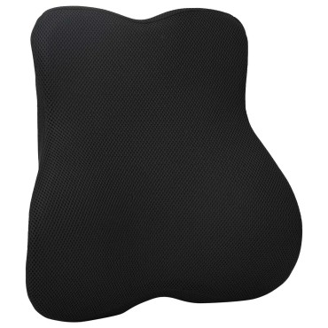 vidaXL Μαξιλάρι πλάτης Μαύρο Αφρός Μνήμης 40 x 40 x 11 εκ