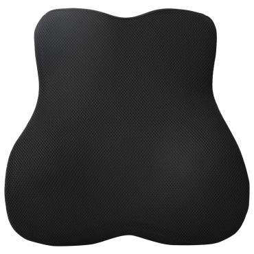 vidaXL Μαξιλάρι πλάτης Μαύρο Αφρός Μνήμης 40 x 40 x 11 εκ