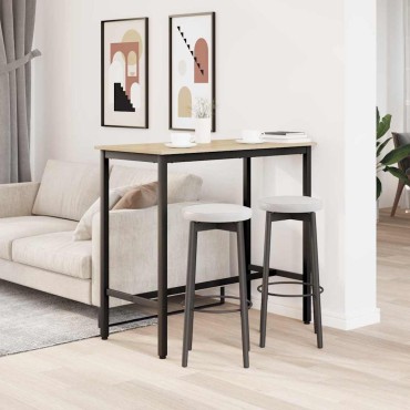vidaXL τραπέζι Δρύς Sonoma 100x50x90,5 εκ