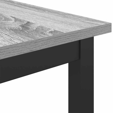 vidaXL τραπέζι Γκρίζο Σονομα 100x50x90,5 εκ