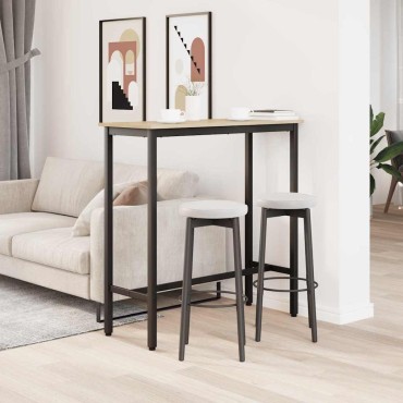 vidaXL τραπέζι Δρύς Sonoma 100x40x100,5 εκ