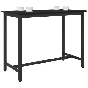 vidaXL τραπέζι Μαύρη Οξυά 100x50x76,5cm