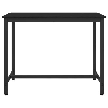 vidaXL τραπέζι Μαύρη Οξυά 100x50x76,5cm