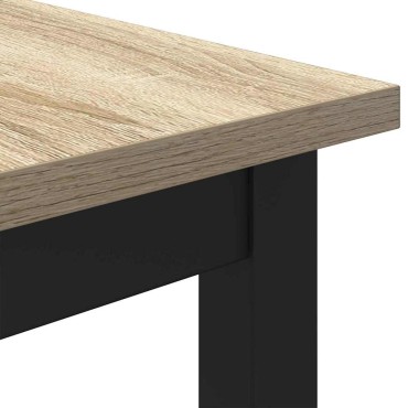 vidaXL τραπέζι Δρύς Sonoma 100x50x76,5cm