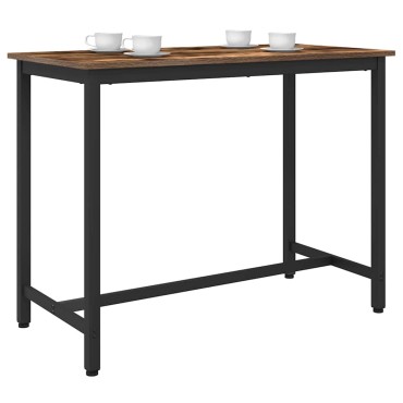 vidaXL τραπέζι Καπνιστό Δρύς 100x50x76,5cm